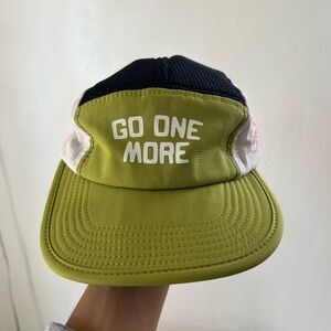 Green and Black Cap with Motivational Text - BPN “Go One More”